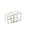Tavolo basso quadrato Bianco