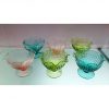 Servizio coppetta in vetro soffiato
