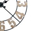 Orologio da Parete Legno e Ferro Battuto