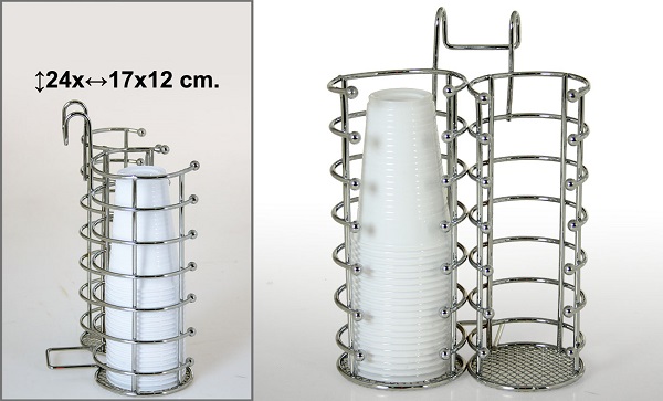 Porta bicchieri di plastica in acciaio - E20 D'Arredo - Idee Arredamento a  Giardini Naxos
