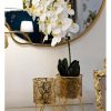 Porta Vaso Golden Tropic Chic