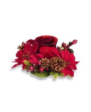 Composizione Candela Natale