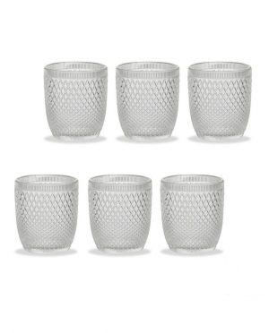 Set 6 Bicchieri in Vetro Diamond Elegance