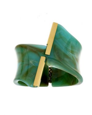 Bracciale Venere in Ottone Smeraldo