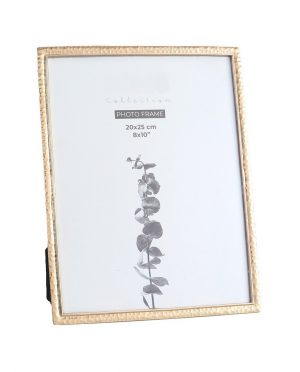 Portafoto “Aura Champagne”: Portaritratti in Metallo Martellato 15×20